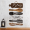Family Blessings Wooden Wall Sign Kitchen Dining Room Inspirational Decor 2