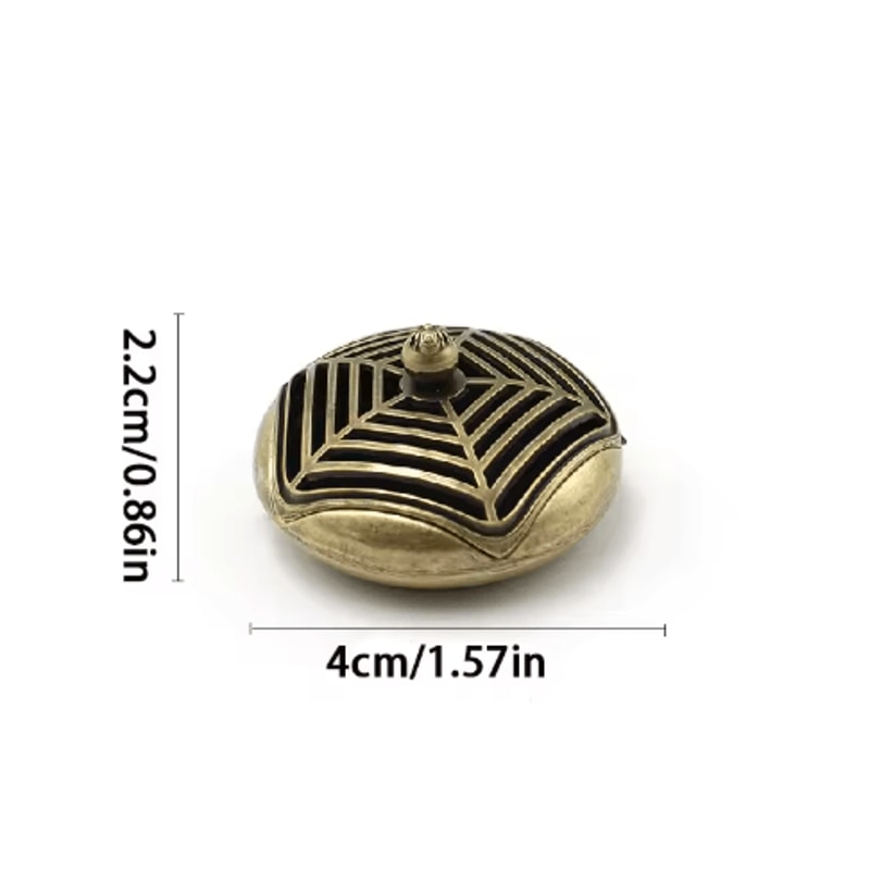 Antique Brass Dragon Phoenix Incense Burner Mini Hollow Holder For Tea Table Decor 2