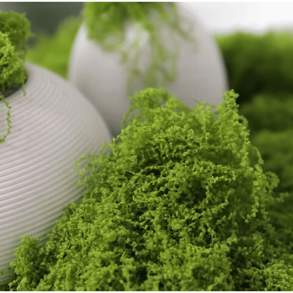 Artificial Green Moss For Crafts Faux Preserved Moss For Home Garden Decor 9