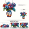 Acrylic Hanging Flower Basket Suncatcher Modern Sunlight Catcher Decor For Home 5