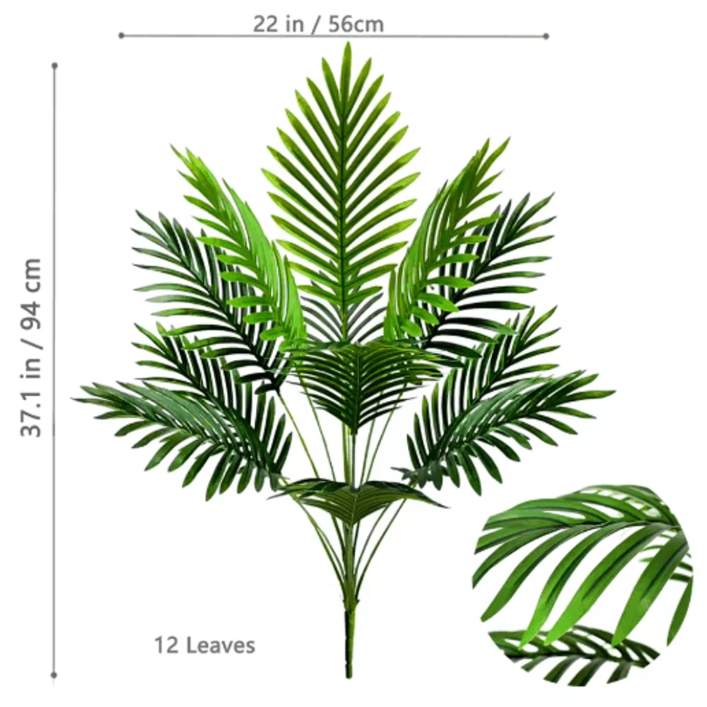 Large Artificial Palm Tree Tropical Fake Plant For Home Garden Decor 5