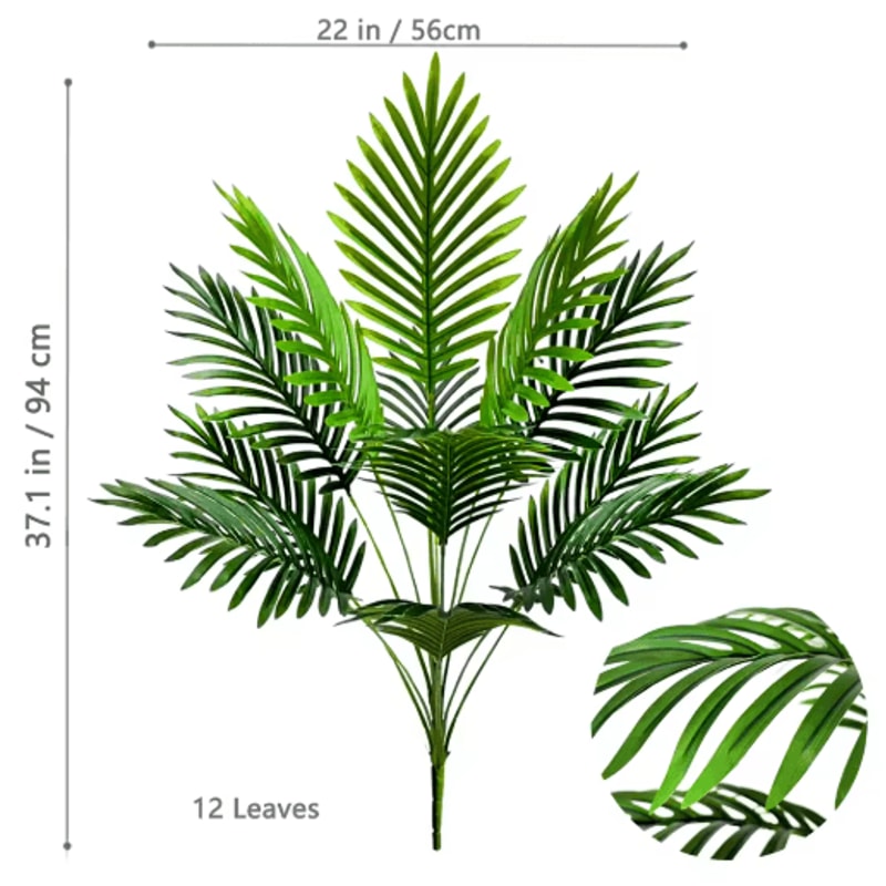 Large Artificial Palm Tree Tropical Fake Plant For Home Garden Decor 5