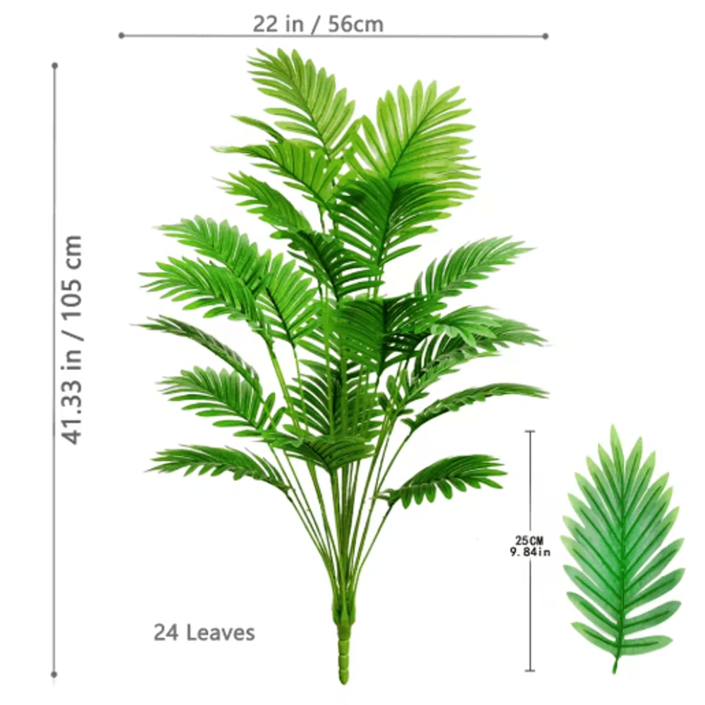 Large Artificial Palm Tree Tropical Fake Plant For Home Garden Decor 8
