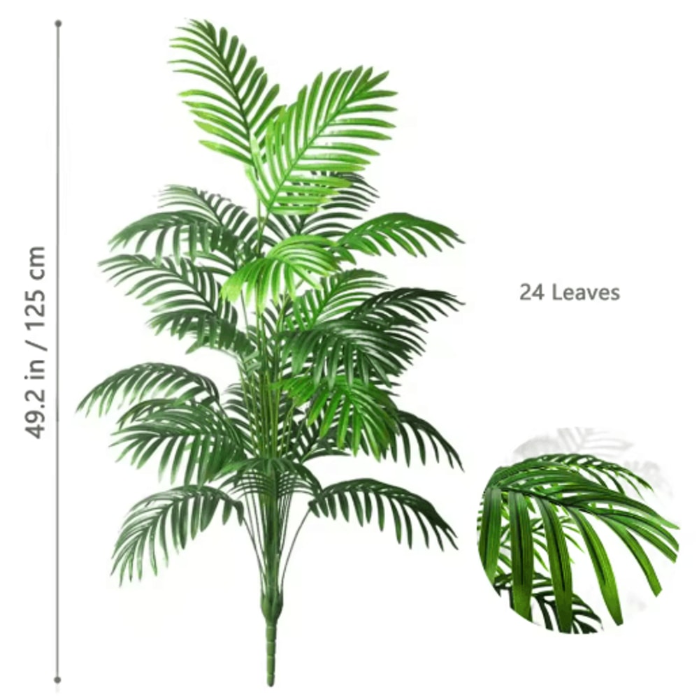 Large Artificial Palm Tree Tropical Fake Plant For Home Garden Decor 9