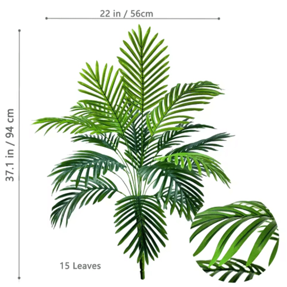 Large Artificial Palm Tree Tropical Fake Plant For Home Garden Decor 14