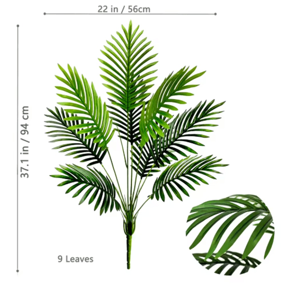 Large Artificial Palm Tree Tropical Fake Plant For Home Garden Decor 15