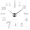 3D DIY Frameless Wall Clock Luminous Silent Modern Wall Decor Stickers 1