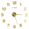 3D DIY Frameless Wall Clock Luminous Silent Modern Wall Decor Stickers 12