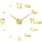 3D DIY Frameless Wall Clock Luminous Silent Modern Wall Decor Stickers 4