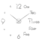 3D DIY Frameless Wall Clock Luminous Silent Modern Wall Decor Stickers 5