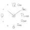 3D DIY Frameless Wall Clock Luminous Silent Modern Wall Decor Stickers 5