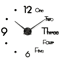 3D DIY Frameless Wall Clock Luminous Silent Modern Wall Decor Stickers 6