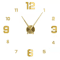 3D DIY Frameless Wall Clock Luminous Silent Modern Wall Decor Stickers 15