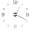 3D DIY Frameless Wall Clock Luminous Silent Modern Wall Decor Stickers 16