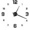 3D DIY Frameless Wall Clock Luminous Silent Modern Wall Decor Stickers 17