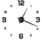 3D DIY Frameless Wall Clock Luminous Silent Modern Wall Decor Stickers 17