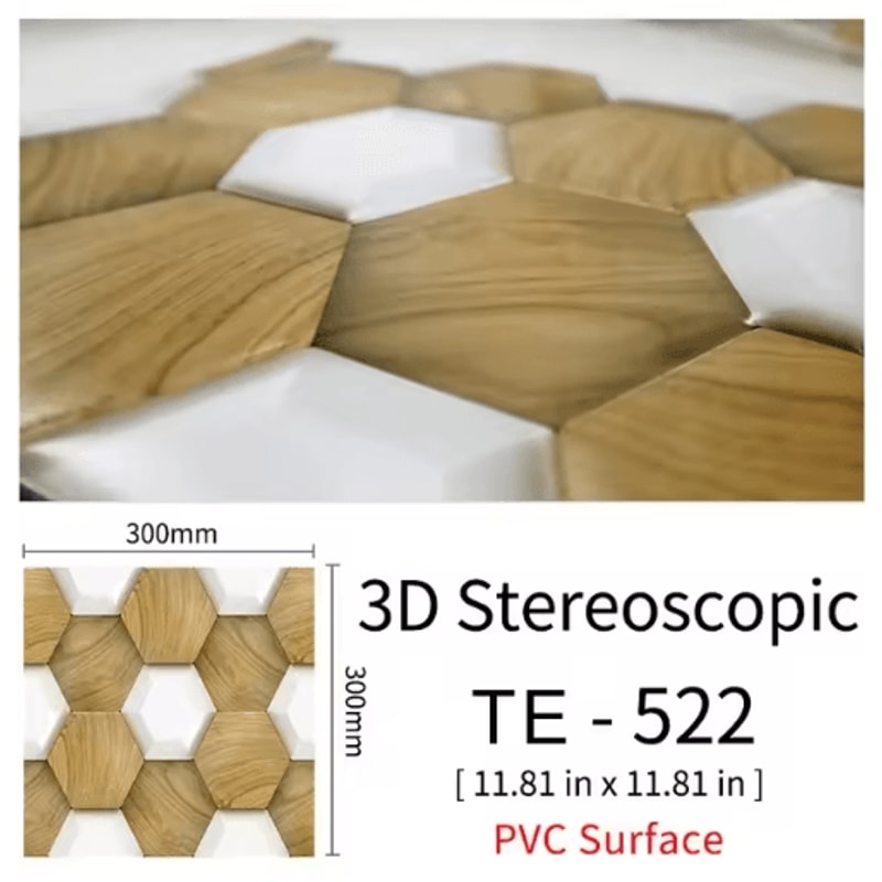 3D Brick Wall Stickers Set Waterproof Peel Stick Wallpaper For Home Decor 15PCS 1