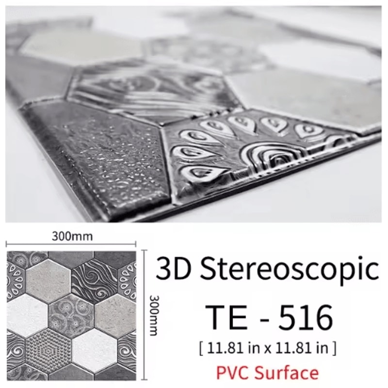 3D Brick Wall Stickers Set Waterproof Peel Stick Wallpaper For Home Decor 15PCS 11