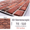 3D Brick Wall Stickers Set Waterproof Peel Stick Wallpaper For Home Decor 15PCS 5