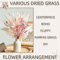 Boho Dried Flower Bouquet Pampas Grass Gypsophila Wedding Centerpiece Decor 8