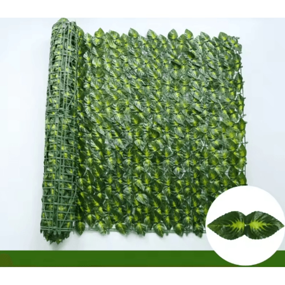Artificial Ivy Hedge Fence Panels Faux Privacy Screen For Garden Balcony Decor 1