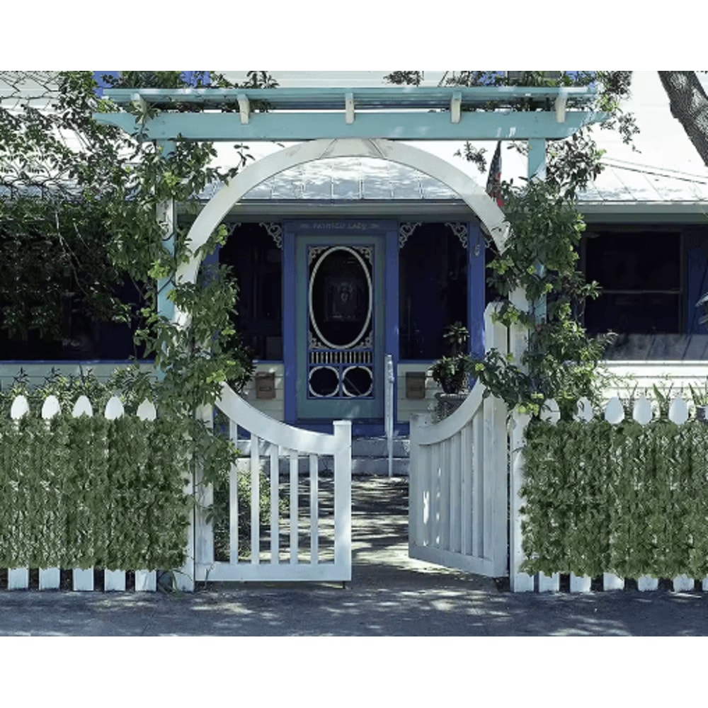 Artificial Ivy Hedge Fence Panels Faux Privacy Screen For Garden Balcony Decor 10