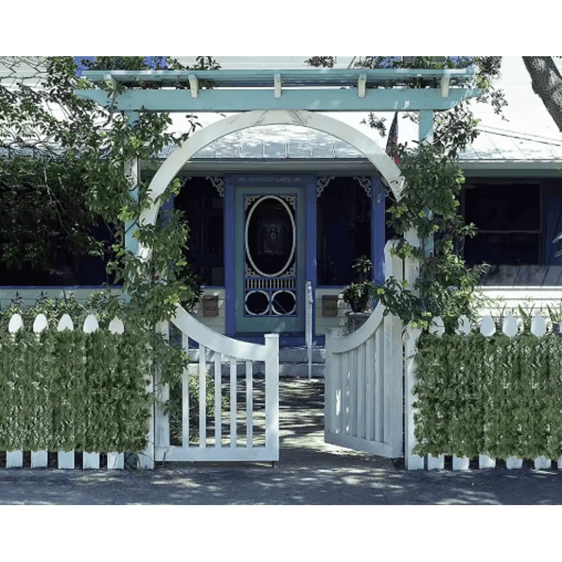 Artificial Ivy Hedge Fence Panels Faux Privacy Screen For Garden Balcony Decor 10