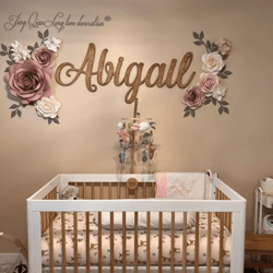 custom wooden name sign personalized nursery wall decor for baby room