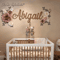 Custom Wooden Name Sign Personalized Nursery Wall Decor For Baby Room 0