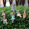 Enchanted Garden Fairy Stake Set Whimsical Mini Fairy Figurines For Outdoor Decor 5