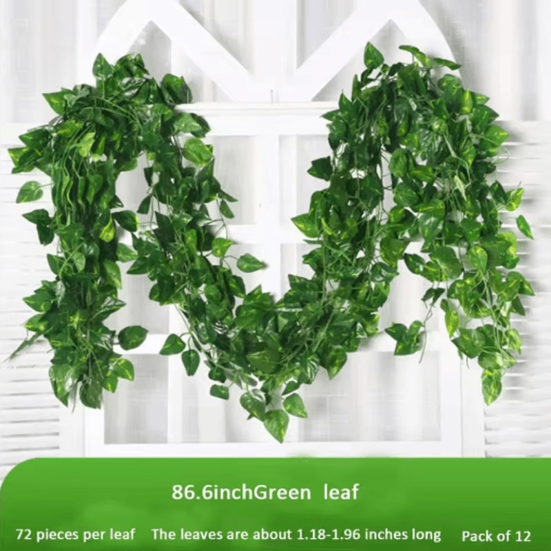 LushFlow Artificial Ivy Garland Realistic Hanging Vine Decor For Walls Events 7