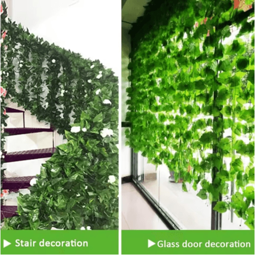 LushFlow Artificial Ivy Garland Realistic Hanging Vine Decor For Walls Events 8