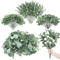 EverFresh Artificial Eucalyptus Leaves Lifelike Greenery Stems For Bouquets Decor 0