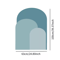 AuraArch Boho Arch Wall Decal Modern Nursery Wall Mural Statement Decor 10