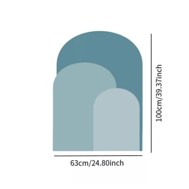 AuraArch Boho Arch Wall Decal Modern Nursery Wall Mural Statement Decor 10