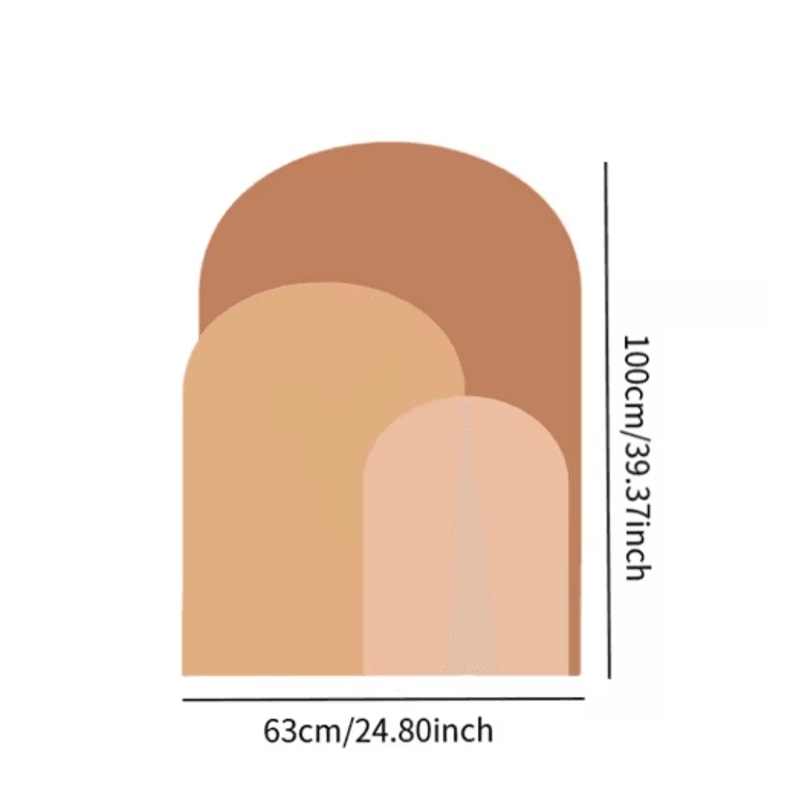 AuraArch Boho Arch Wall Decal Modern Nursery Wall Mural Statement Decor 15