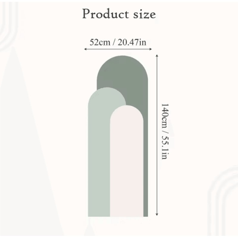 AuraArch Boho Arch Wall Decal Modern Nursery Wall Mural Statement Decor 3