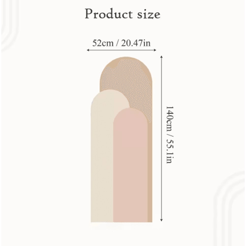 AuraArch Boho Arch Wall Decal Modern Nursery Wall Mural Statement Decor 5