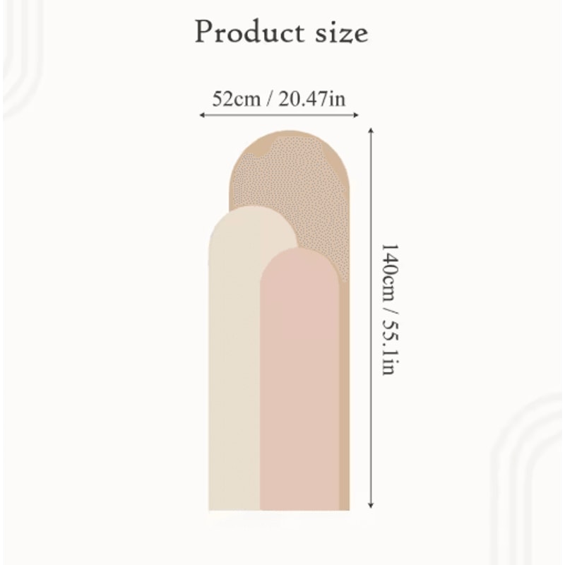 AuraArch Boho Arch Wall Decal Modern Nursery Wall Mural Statement Decor 5