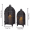 LumaGlow Metal Candle Lantern Set Elegant Hanging Candle Holders For Indoor Outdoor Decor 0
