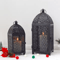 LumaGlow Metal Candle Lantern Set Elegant Hanging Candle Holders For Indoor Outdoor Decor 1
