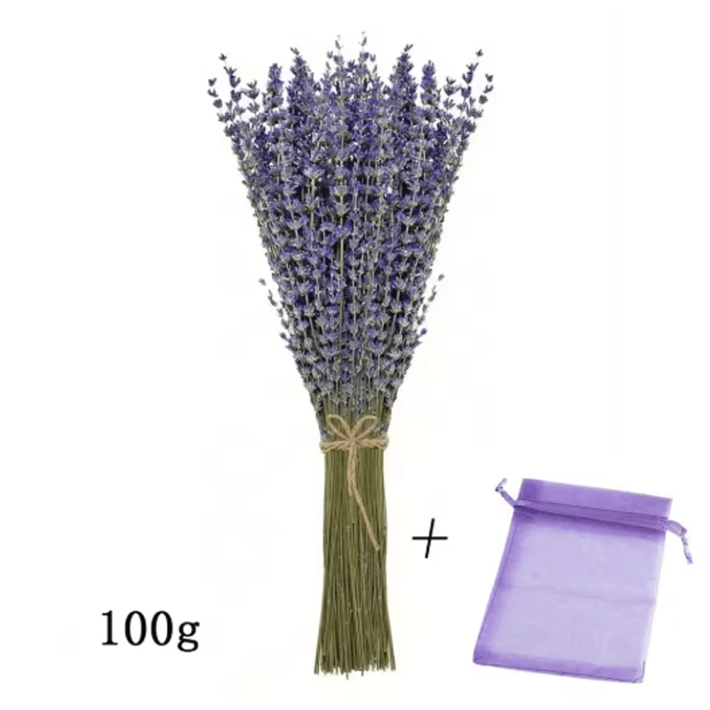 Lavellea Dried Lavender Bouquet Romantic Gypsophila Floral Decor For Home Gifts 5