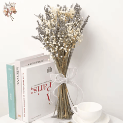 lavellea dried lavender bouquet romantic gypsophila floral decor for home & gifts