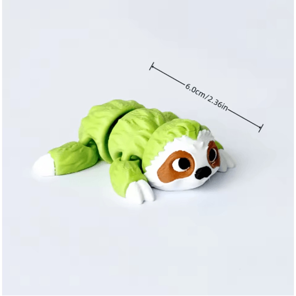 FlexiCritters Articulated Sloth Koala Figurines 3D Printed Cute Desk Decor 7