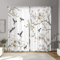 BloomVista Floral Bird Print Curtains Elegant Decorative Panels For Living Spaces 1