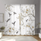 BloomVista Floral Bird Print Curtains Elegant Decorative Panels For Living Spaces 0