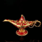 MystiqueGlow Aladdin Lamp Decor Vintage Metal Genie Lamp Ornament For Elegant Spaces 2