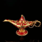 MystiqueGlow Aladdin Lamp Decor Vintage Metal Genie Lamp Ornament For Elegant Spaces 7