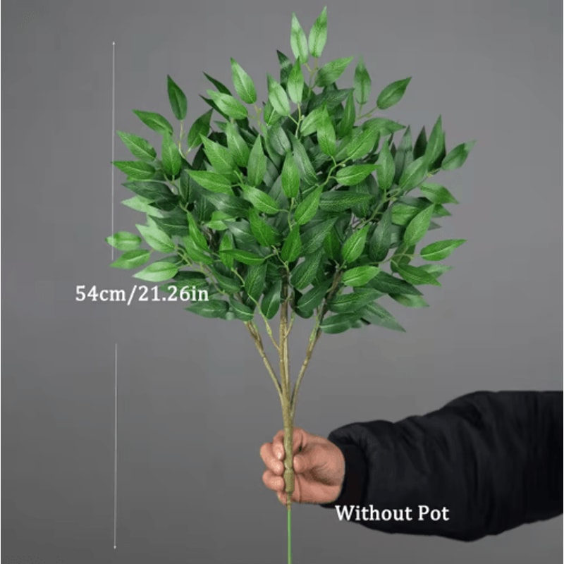VerdantTall Artificial Eucalyptus Plant Realistic Tall Indoor Tree For Home Office 2