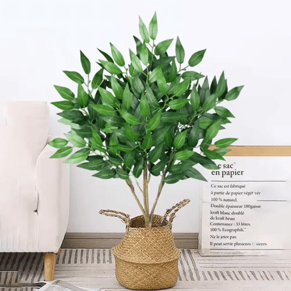 VerdantTall Artificial Eucalyptus Plant Realistic Tall Indoor Tree For Home Office 6